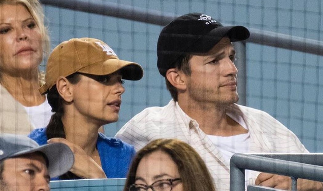 Эштон Катчер и Мила Кунис посетили бейсбольный матч после скандальных откровений Деми Мур