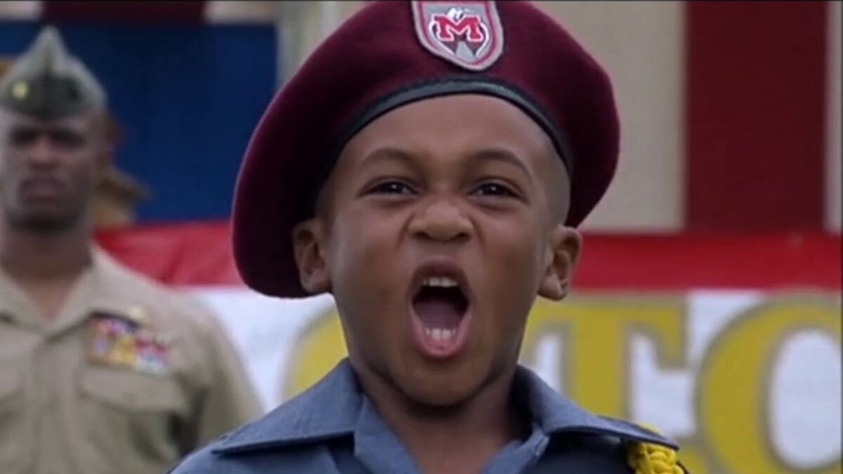 From cute boy to criminal: Major Payne's Cadet Tiger Cub has an unenviable fate (pictured)