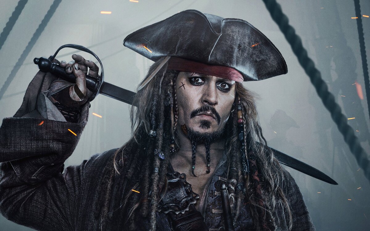 Джонни Депп «до смерти перепугал» продюсеров «Пиратов Карибского моря» образом Джека Воробья