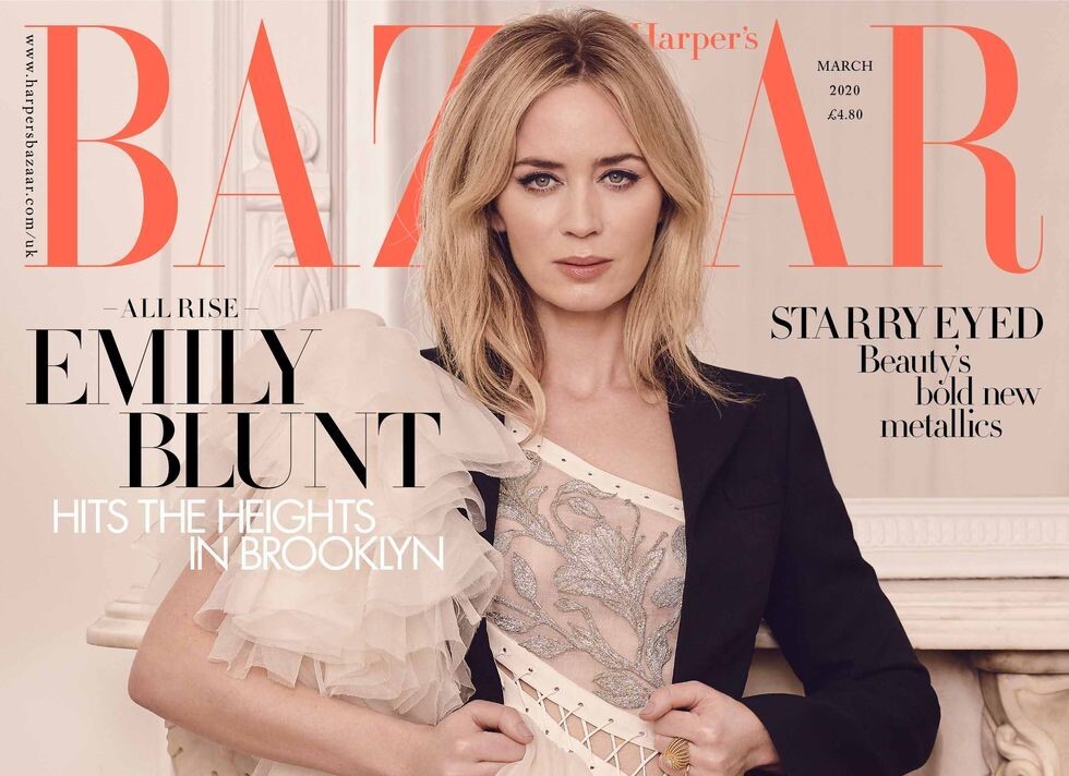 Эмили Блант снялась для Harper’s Bazaar и рассказала о семейной жизни с Джоном Красински