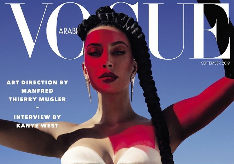 Ким Кардашьян снялась в фотосессии для арабского Vogue и дала интервью Канье Уэсту
