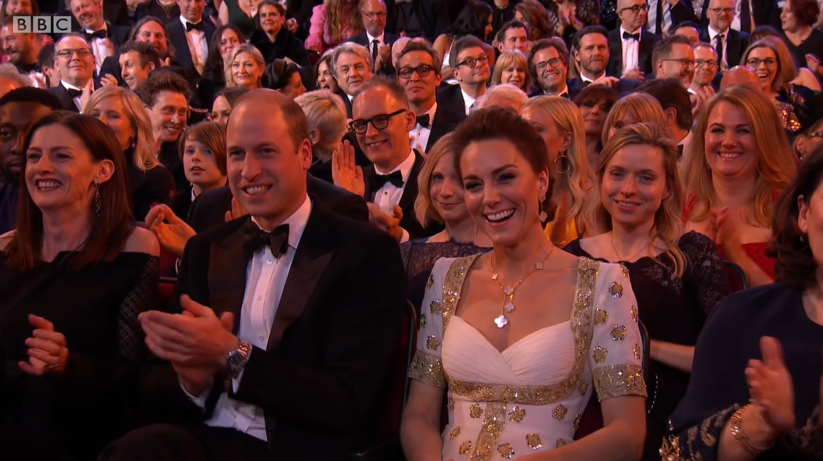 Кейт Миддлтон и принц Уильям посмеялись над шуткой Брэда Питта про «Мегзит»