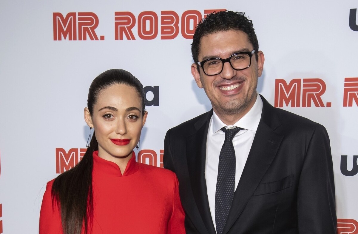 Звезда «Бесстыдников» Эмми Россум поддержала мужа на премьере «Мистера робота»