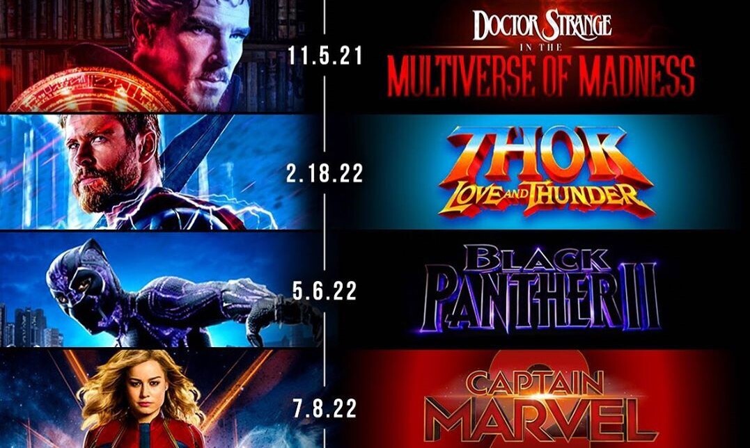 Marvel объявил даты премьер сиквелов «Тора», «Доктора Стрэнджа», «Черной пантеры» и других