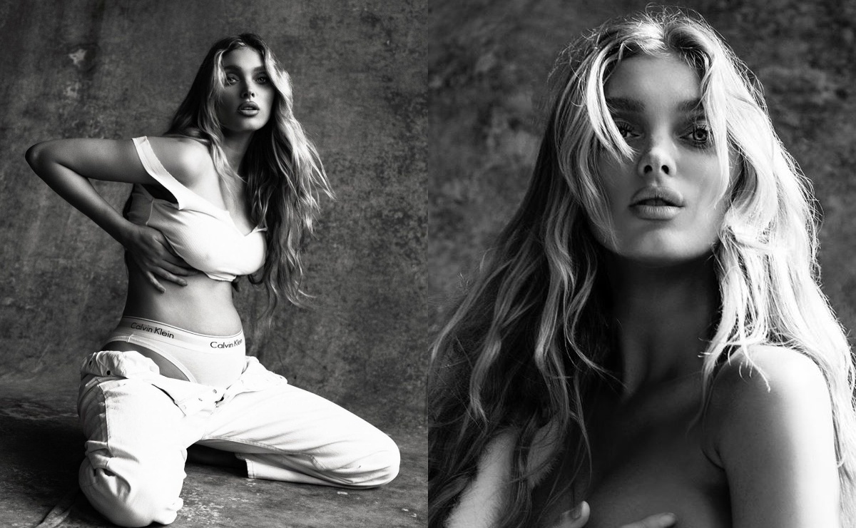 Беременная модель Эльза Хоск раскрыла пол ребенка в откровенной фотосессии для Calvin Klein