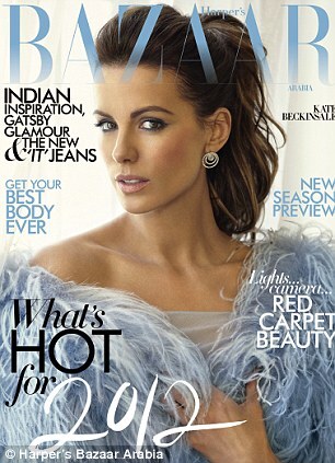 Кейт Бекинсэйл в журнале Harper&#39;s Bazaar Arabia. Январь 2012