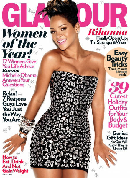 Рианна в журнале Glamour. Декабрь 2009