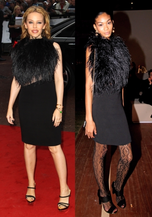 Fashion battle: Кайли Миноуг и Шанель Иман