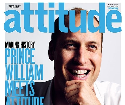 Принц Уильям снялся для обложки ЛГБТ-издания