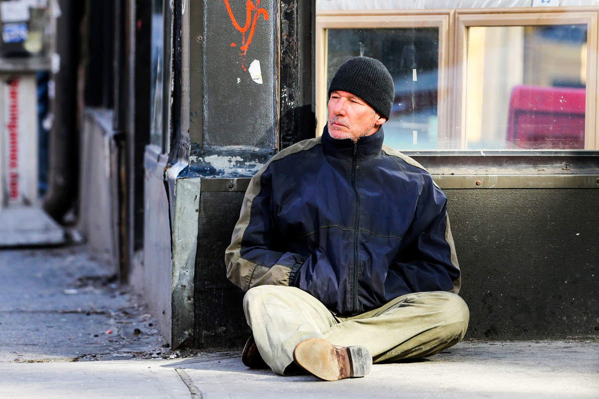 Ричарда Гира перепутали с бездомным