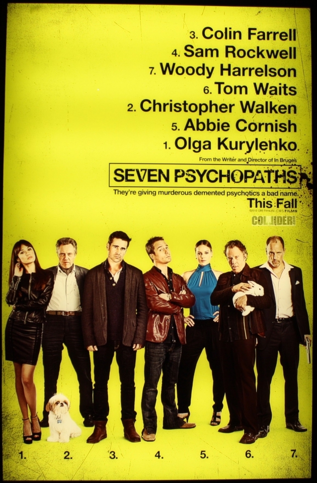Трейлер фильма «Семь психопатов»