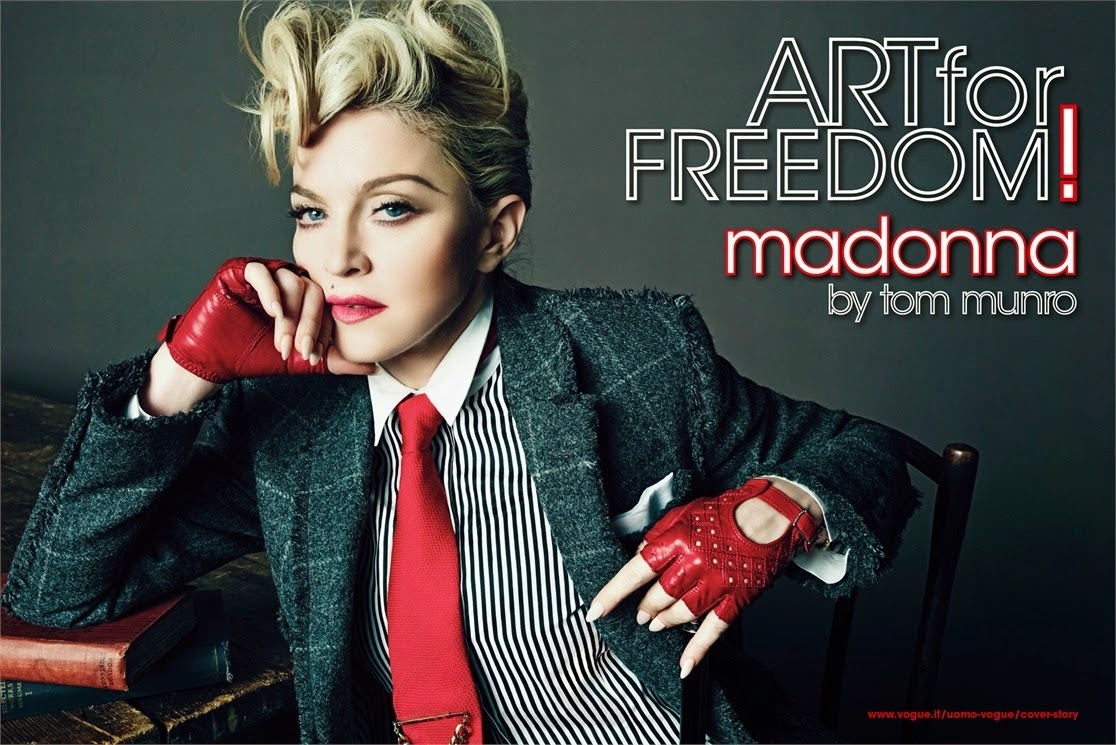Мадонна в журнале L&#39;Uomo Vogue. Май / июнь 2014