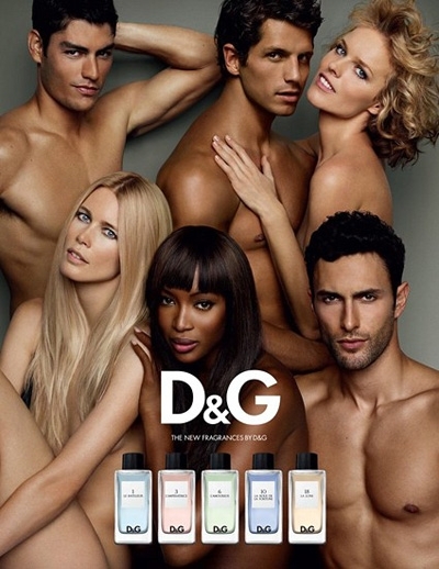 Рекламная кампания ароматов D&G Fragrance Anthology