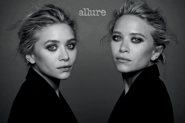 Мэри-Кейт и Эшли Олсен в журнале Allure. Декабрь 2013