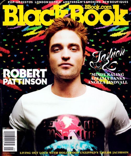 Роберт Паттинсон в журнале BlackBook. Сентябрь 2012