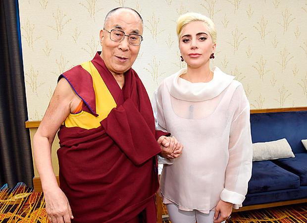 Леди Гага встретилась с Далай-ламой