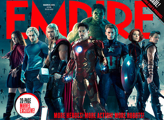 «Мстители» на обложке журнала Empire