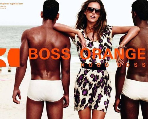 Алессандра Амбросио в рекламной кампании Hugo Boss Orange. Весна / лето 2012