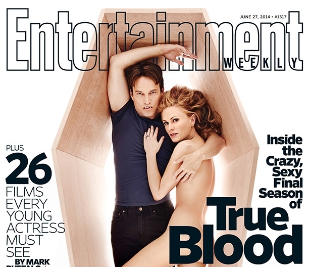 Анна Пакуин и Стивен Мойер на обложке журнала Entertainment Weekly