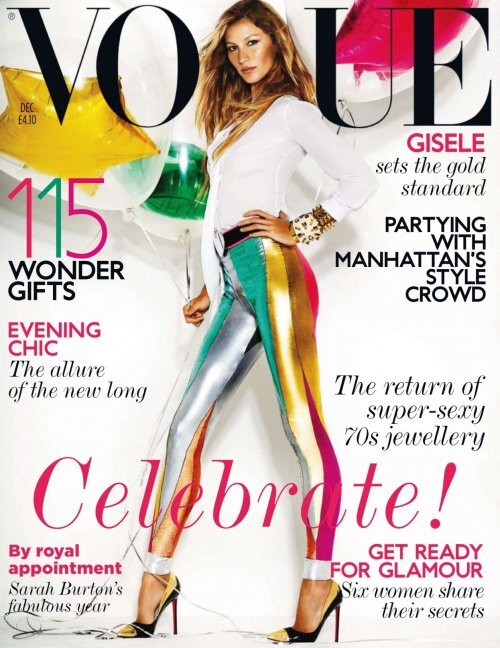 Жизель Бундхен в журнале Vogue. Декабрь 2011