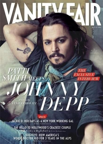 Джонни Депп в журнале Vanity Fair. Январь 2011