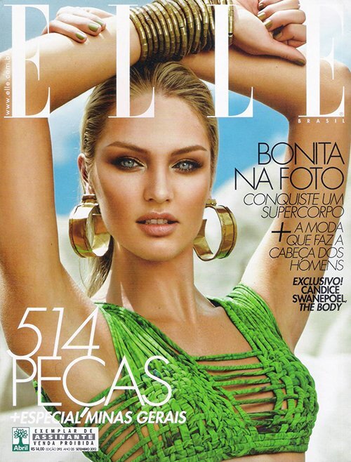 Кэндис Свэйнпоул в журнале Elle Бразилия. Октябрь 2012