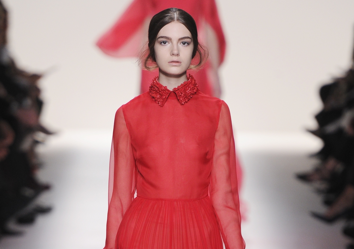 Модный показ новой коллекции Valentino. Осень / зима 2014