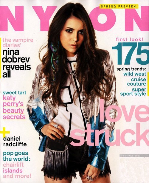Нина Добрев в журнале Nylon. Февраль 2012