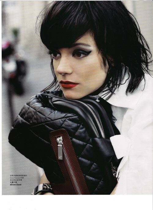 Лили Аллен в журнале Elle. Ноябрь 2009