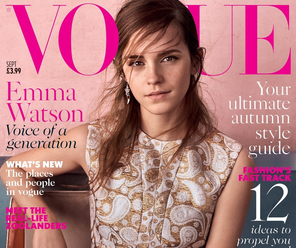 Эмма Уотсон в журнале Vogue Великобритания. Сентябрь 2015