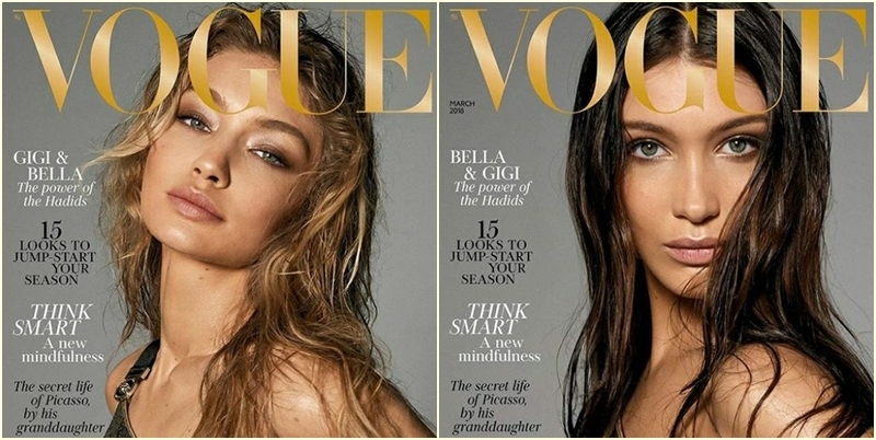 Джиджи и Белла Хадид снялись обнаженными для Vogue