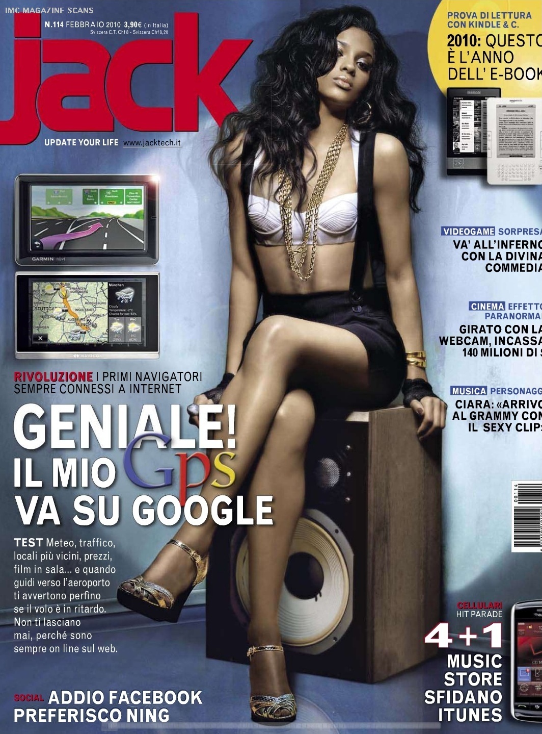 Сиара в журнале Jack. Февраль 2010