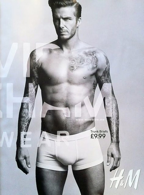 Рекламная кампания линии нижнего белья Дэвида Бэкхема для H&M