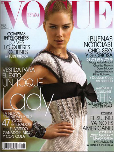 Даутцен Крез в журнале Vogue. Испания. Июнь 2009