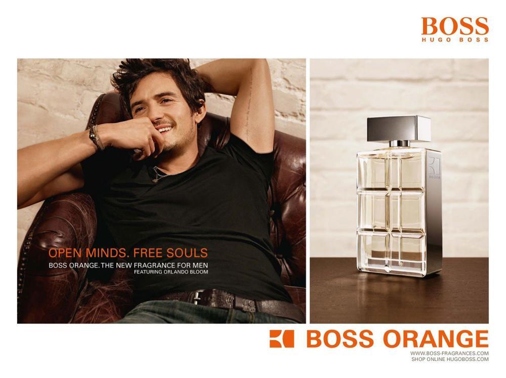 Орландо Блум для рекламной кампании туалетной воды Hugo Boss Orange