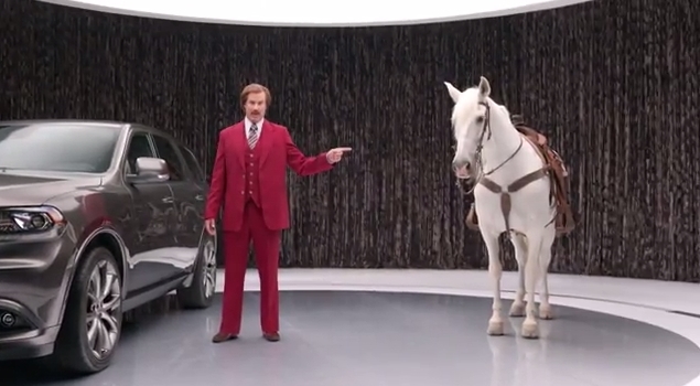 Уилл Феррелл в рекламе автомобиля Dodge Durango