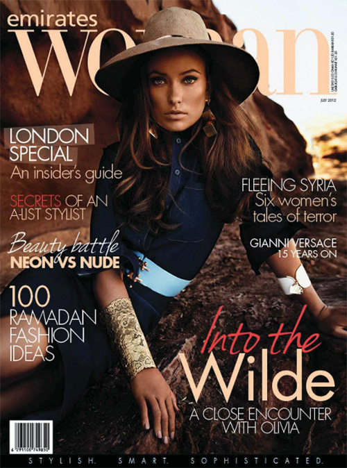 Оливия Уайлд в журнале Emirates Woman. Июль 2012