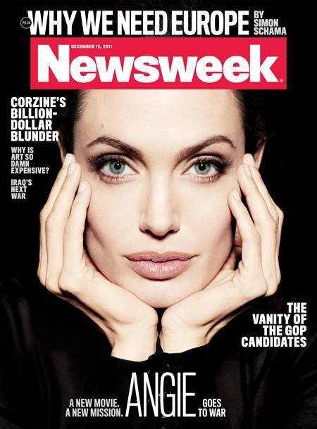 Анджелина Джоли в журнале Newsweek. Декабрь 2011
