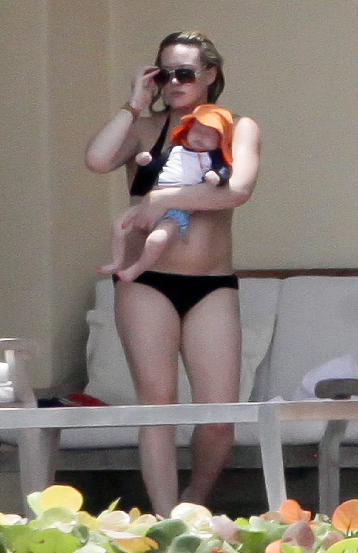 Хилари Дафф с малышом Лукой в Мексике