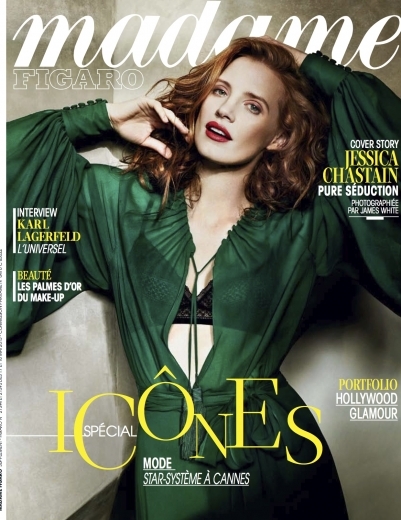 Джессика Честейн в журнале Madame Figaro. Июнь 2013