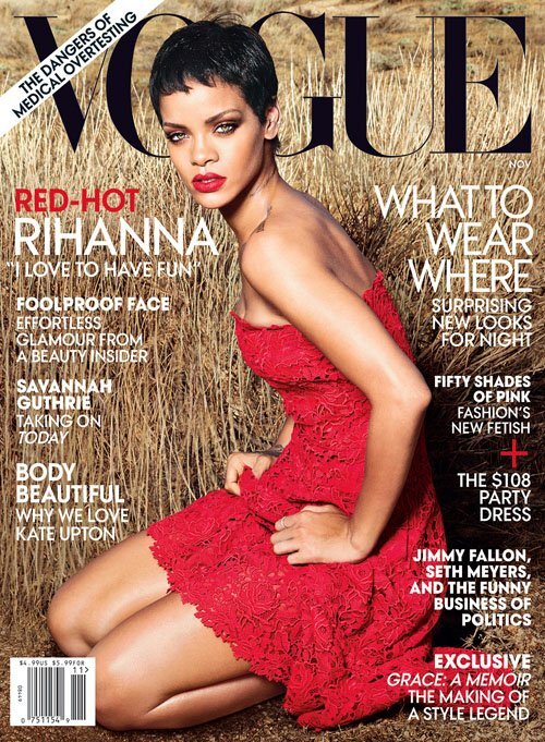 Рианна в журнале Vogue. Ноябрь 2012