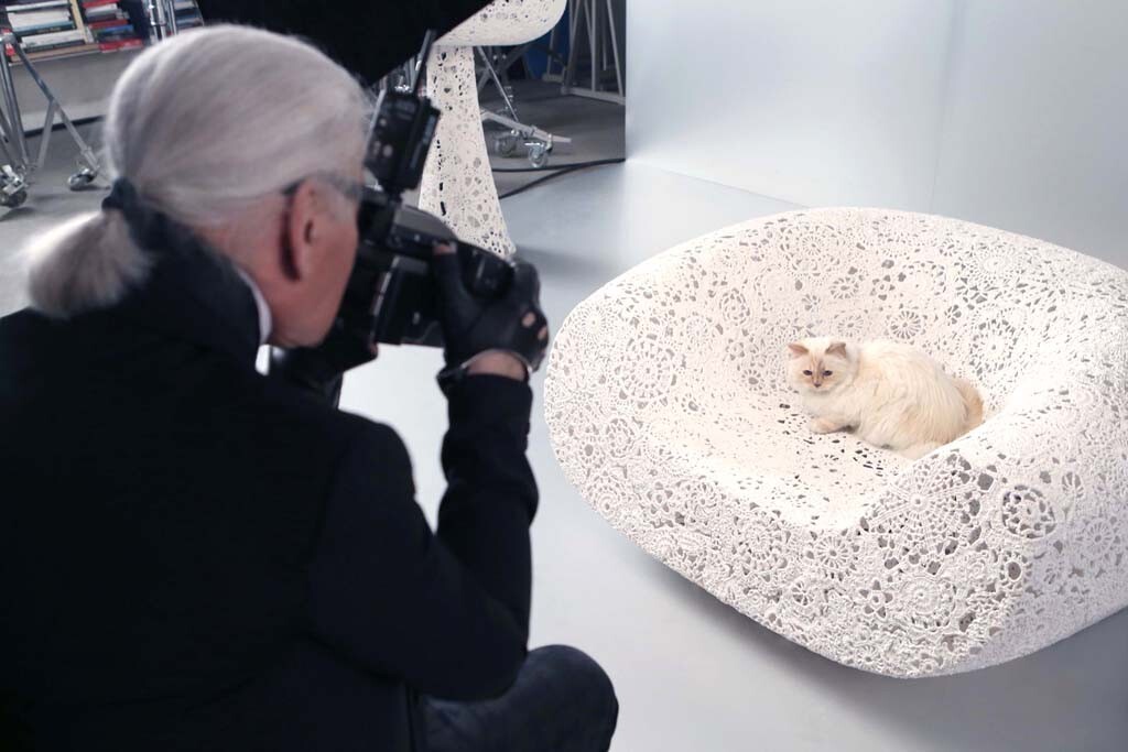 Кошка Карла Лагерфельда — новое лицо косметического бренда Shu Uemura