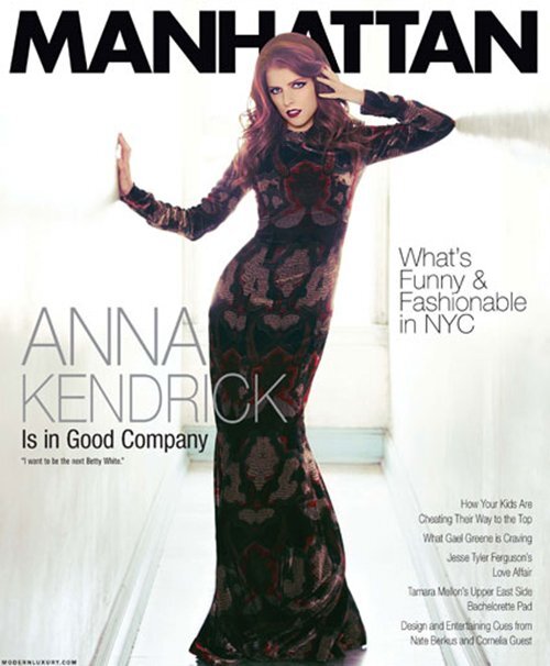 Анна Кендрик в журнале Manhattan. Сентябрь 2012