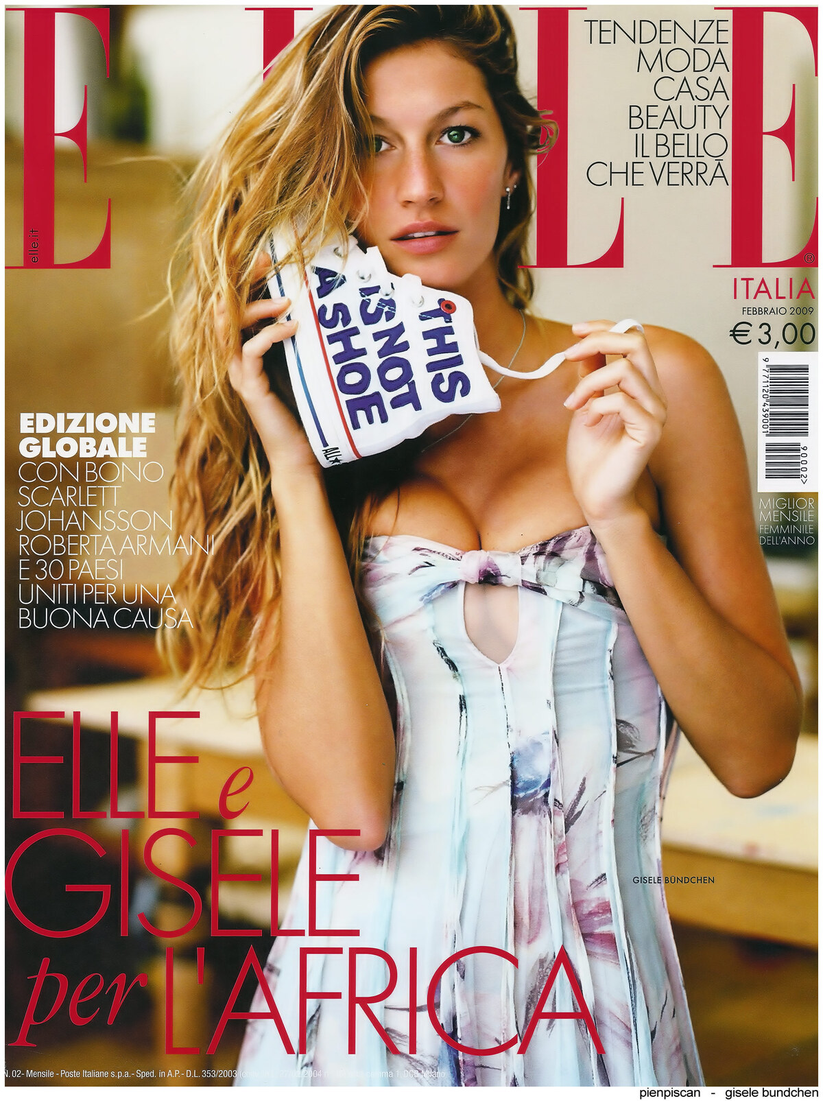 Жизель Бундхен в журнале Elle. Февраль 2009