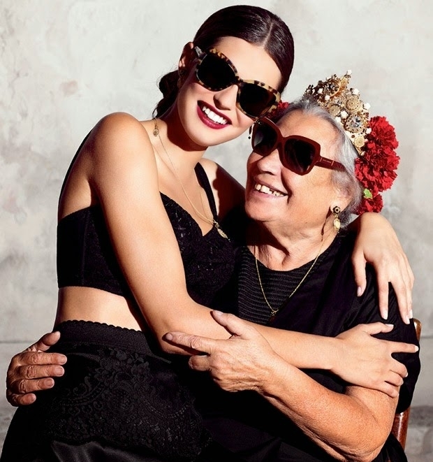 Бьянка Балти в новой рекламной кампании Dolce & Gabbana Eyewear. Весна / лето 2015