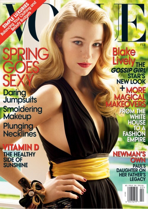 Блэйк Лайвли в журнале Vogue. Февраль 2009