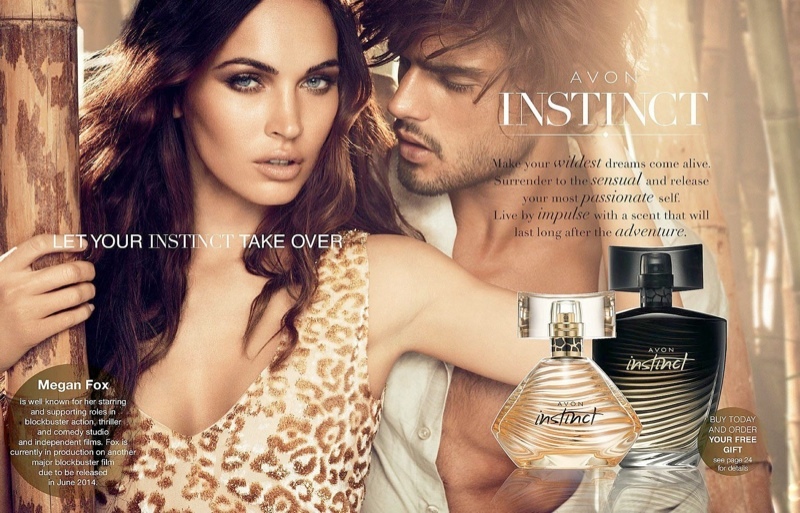 Меган Фокс в рекламе аромата Avon “Instinct”