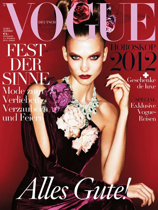 Карли Клосс в журнале Vogue. Германия. Декабрь 2011