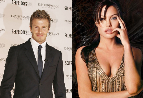 Дэвид Бэкхем и Анджелина Джоли снимутся в новой рекламе Armani?