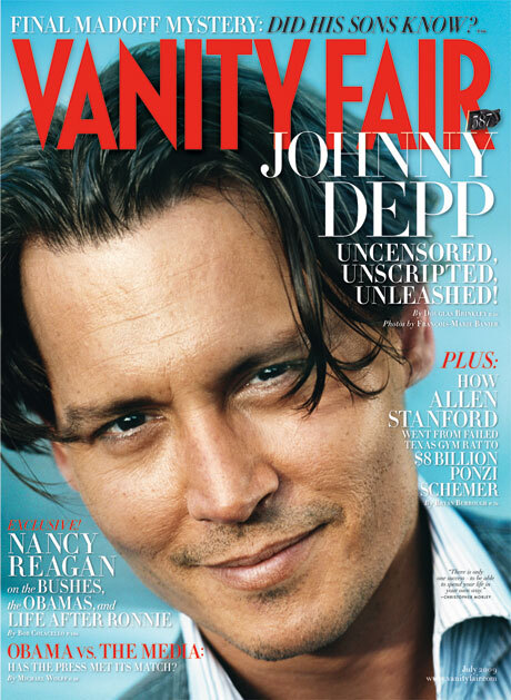 Джонни Депп в журнале Vanity Fair. Июль 2009